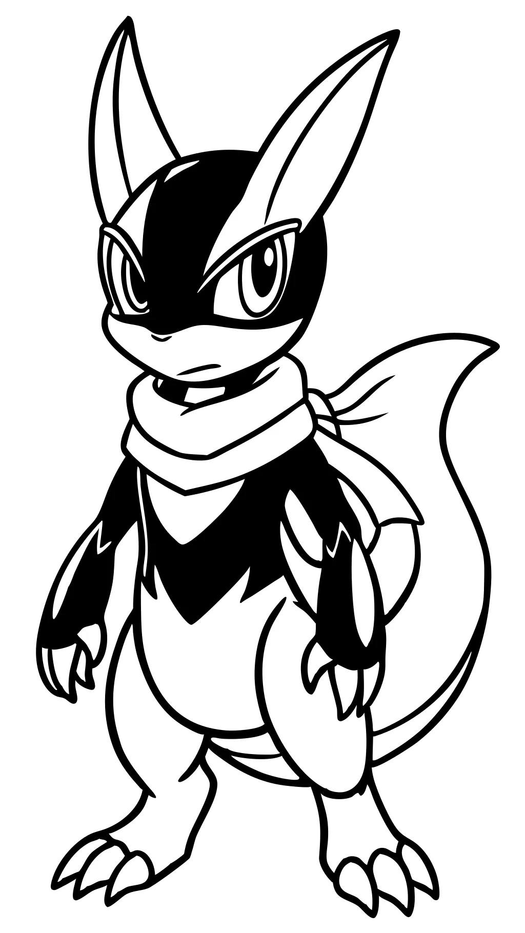 pokemon coloring pages greninja